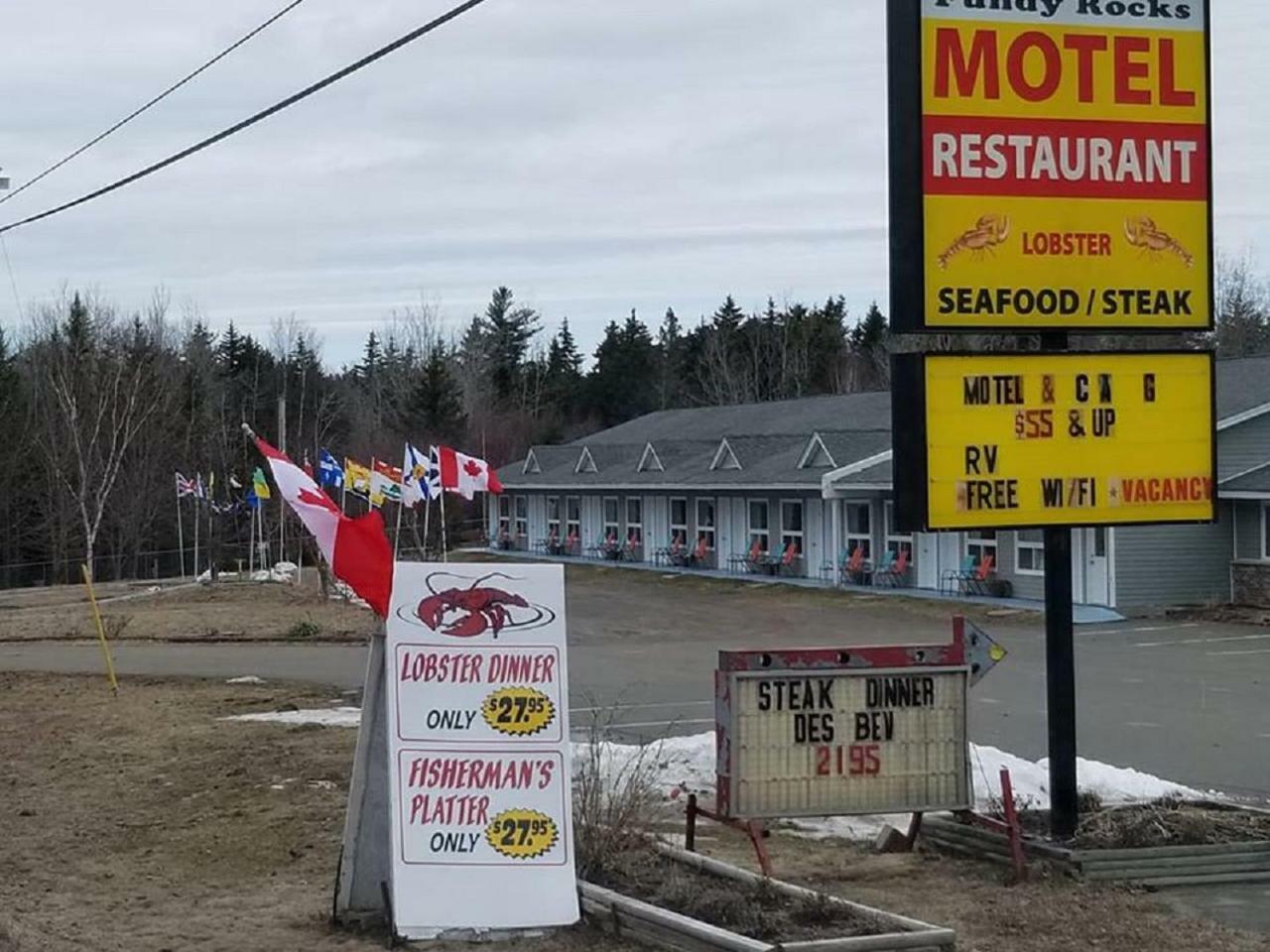 Fundy Rocks Motel Hopewell Cape Kültér fotó